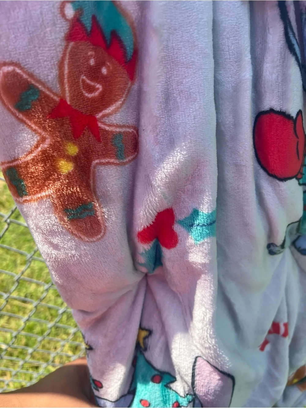 Disney Holiday Stitch and angel double blanket